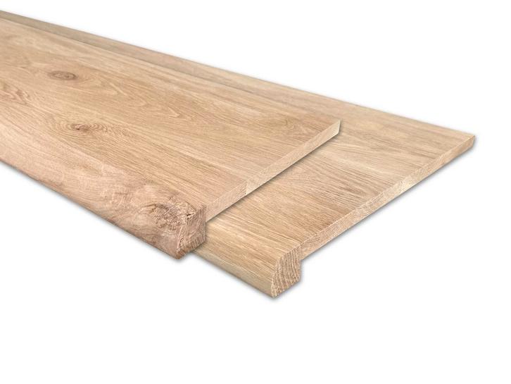 Massief eiken vensterbanken | Boom en Recht | Div. afm., Doe-het-zelf en Verbouw, Plinten en Afwerking, Vensterbanken, Nieuw, Eiken