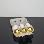 Santicri (1992) - Eggs Pop White & Gold, Antiek en Kunst, Kunst | Schilderijen | Modern