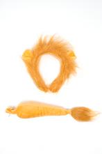 Leeuw Haarband Oren Staart Diadeem Set Donkerbruin Oortjes L, Kleding | Dames, Carnavalskleding en Feestkleding, Ophalen of Verzenden