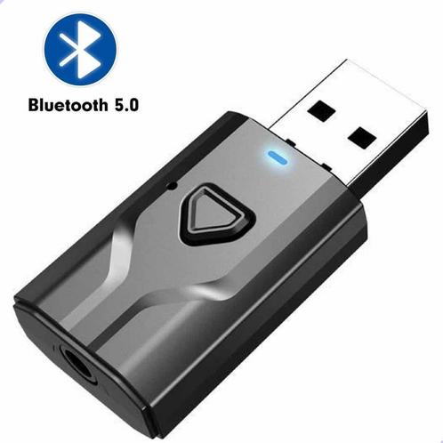 2 in 1 USB Bluetooth 5.0 Zender en Ontvanger - Bereik tot 15, Audio, Tv en Foto, Luidsprekers, Zo goed als nieuw, Ophalen of Verzenden