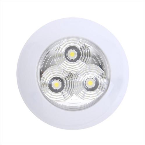 ProPlus Opbouwspot met 3 leds - 12V - 290 lumen - Ø 95 mm.., Caravans en Kamperen, Caravan accessoires, Nieuw, Ophalen of Verzenden