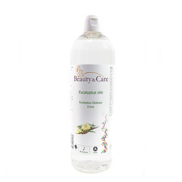 Beauty & Care Eucalyptus etherische olie 500 ml.  new, Sport en Fitness, Gezondheidsproducten en Wellness, Aroma, Nieuw, Ophalen of Verzenden