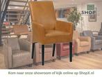 Leren eetkamerstoel Just met armleuning, Overige kleuren, Bohemian, Eigentijds, Klassiek, Retro, Romantisch, Scandinavisch, Nieuw