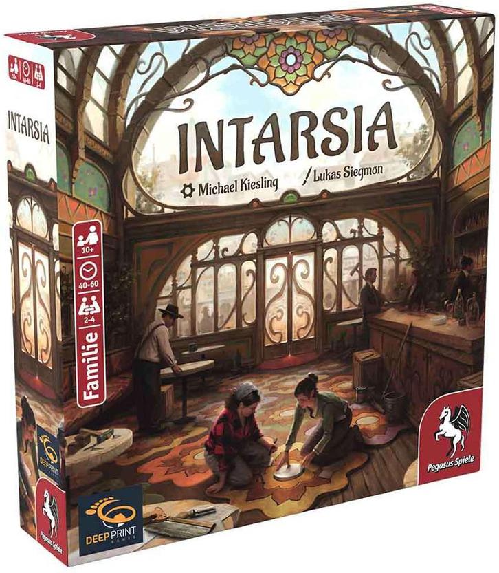 Intarsia (Engels) | Pegasus Spiele GmbH - Gezelschapsspellen, Hobby en Vrije tijd, Gezelschapsspellen | Bordspellen, Nieuw, Verzenden
