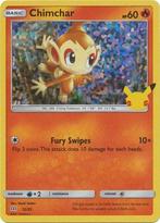 Chimchar 12/25 promo holo 25TH ANNIVERSARY MC DONALDS, Hobby en Vrije tijd, Verzamelkaartspellen | Pokémon, Ophalen of Verzenden