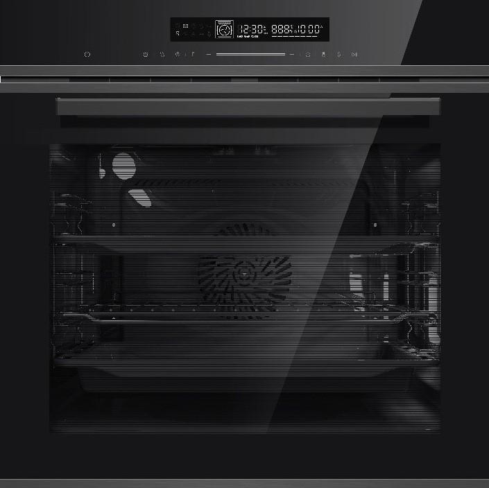 Frilec HAMBURG7189.1EBMBL inbouw oven met magnetron - zwart, Witgoed en Apparatuur, Ovens, Inbouw, Hete lucht, Nieuw, Oven met grill