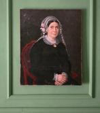 Escuela francesa (XVIII-XIX) - Retrato de mujer sentada, Antiek en Kunst, Kunst | Schilderijen | Klassiek