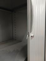 Roldeurkast Grijs 5 Legborden 120x43x198cm Gebruikt, Ophalen of Verzenden, Gebruikt