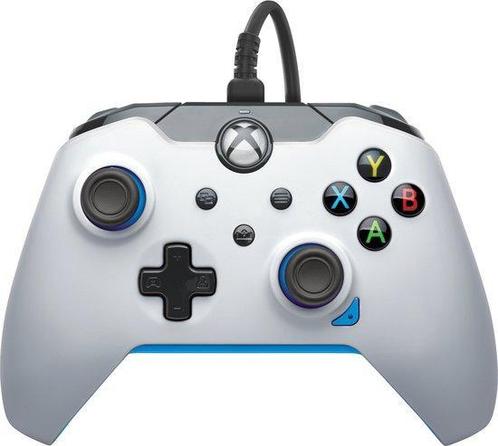 Xbox Series Controller Wired - Ion White - PDP Xbox Series, Spelcomputers en Games, Spelcomputers | Xbox Series X en S, Zo goed als nieuw