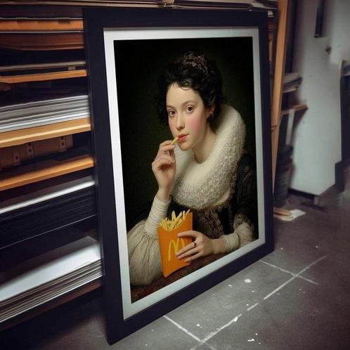 Dikhotomy - Mc Lady fries - No Reserve - Unique Edition, Antiek en Kunst, Kunst | Designobjecten