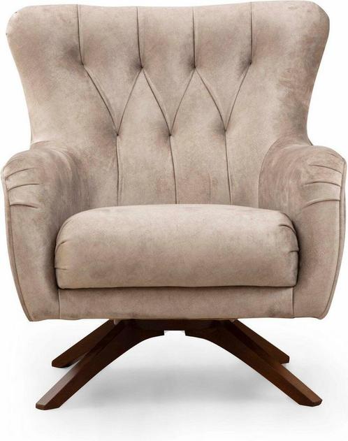 Asir - Luxe Fauteuil - Crème  van € 499 voor € 245 NIEUW, Huis en Inrichting, Fauteuils, 75 tot 100 cm, Nieuw, 75 tot 100 cm, Ophalen of Verzenden
