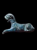 Oud-Romeins Stunning Bronze Tiger Beeld - 29 mm