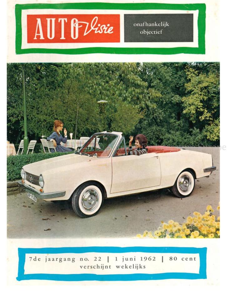 1962 AUTOVISIE MAGAZINE 23 NEDERLANDS, Boeken, Auto's | Folders en Tijdschriften