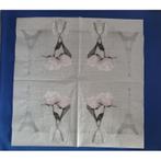 Sagen Vintage Design - Lunch servet - Roses Paris, Verzenden, Nieuw