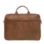 DSTRCT Fletcher Street Aktetas - 17 inch laptoptas - Cognac, Computers en Software, Laptoptassen, Verzenden, Nieuw