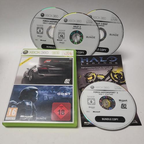 Forza Motorsport 3 & Halo 3 Odst Xbox 360, Spelcomputers en Games, Games | Xbox 360, Ophalen of Verzenden