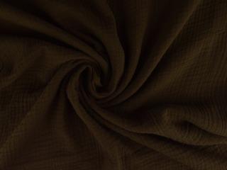 Mousseline stof – Bruin, Hobby en Vrije tijd, Stoffen en Lappen, 120 cm of meer, 200 cm of meer, Bruin, Nieuw, Katoen, Ophalen of Verzenden