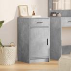 vidaXL Dressoir met lade Betongrijs 40 x 40,5 x 75 cm, Huis en Inrichting, Kasten | Dressoirs, Verzenden, Nieuw, Overige houtsoorten