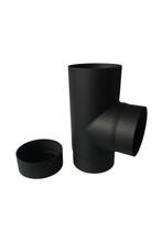 EW120 2 mm T-stuk met dop en spie Zwart, Ophalen, Nieuw