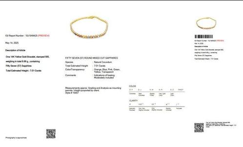Zonder Minimumprijs - Armband - 14 karaat Geel goud -, Sieraden, Tassen en Uiterlijk, Armbanden