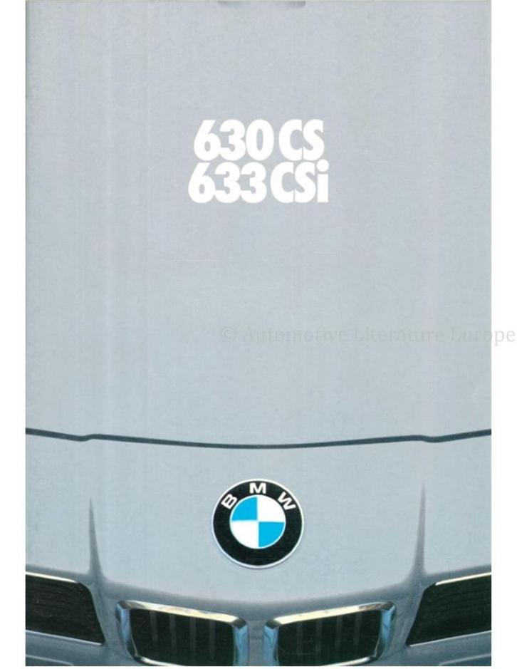 1978 BMW 6 SERIE BROCHURE NEDERLANDS, Boeken, Auto's | Folders en Tijdschriften, BMW