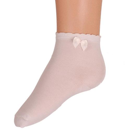 Meisjessok ivoor met strikje-18/19 NIEUW, Kinderen en Baby's, Babykleding | Schoentjes en Sokjes, Meisje, Nieuw, Ophalen of Verzenden
