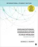 9781544328720 Organizational Communication, Boeken, Schoolboeken, Verzenden, Nieuw, Mumby