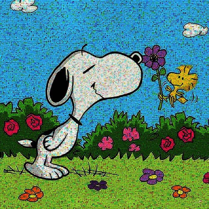 David Law (1967) - Crypto Snoopy - Springtime, Antiek en Kunst, Kunst | Designobjecten
