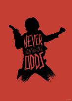 Kunstdruk Star Wars - Silhouette Quotes Han Solo 50x70cm, Verzenden, Nieuw