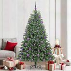 vidaXL Kunstmatige Inklapbare Kerstboom Groen 210 cm PVC en, Diversen, Kerst, Verzenden, Nieuw