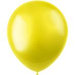 Gele Ballonnen Metallic Zesty Yellow 33cm 100st, Verzenden, Nieuw