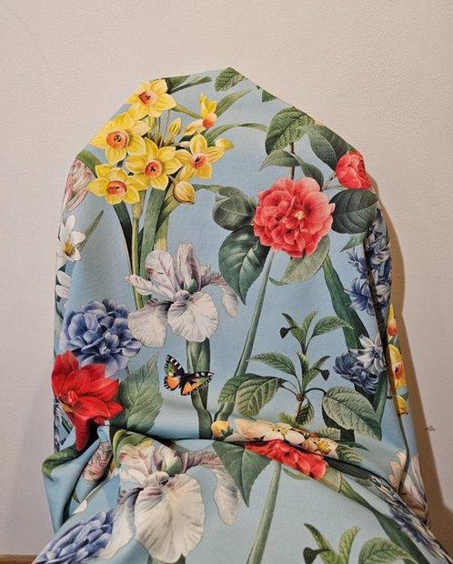 Nieuw ontwerp! Exclusieve Art Deco Bloemenstof -300x280cm-, Antiek en Kunst, Antiek | Kleden en Textiel