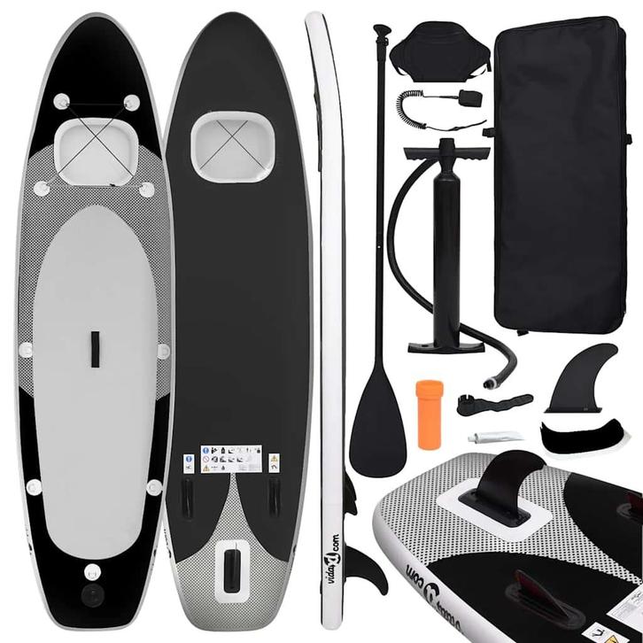 vidaXL Stand Up Paddleboardset opblaasbaar 300x76x10 cm, Watersport en Boten, Suppen, Nieuw, Verzenden