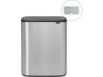 Brabantia Bo Touch Bin - Prullenbak 2 x 30 l -, Huis en Inrichting, Woonaccessoires | Prullenbakken, Verzenden, Zo goed als nieuw