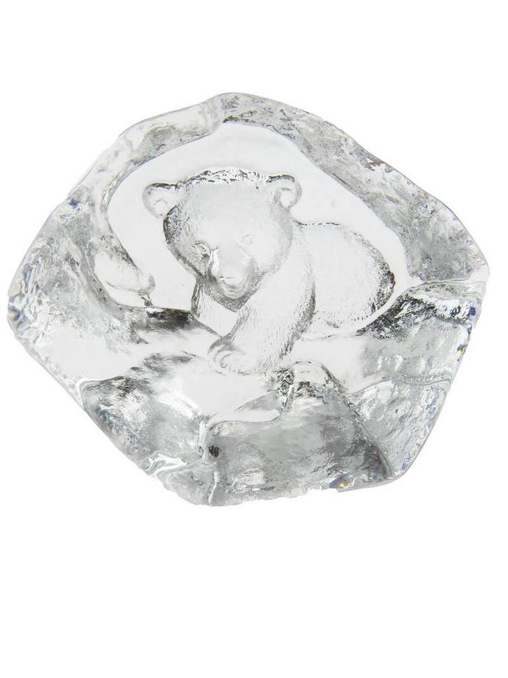 IJsbeertje van kristalglas - Mats Jonasson, Verzamelen, Glas en Borrelglaasjes, Gebruikt, Verzenden