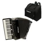 Roland FR-4X-BK V-Accordion pianoklavier zwart met gratis ta, Muziek en Instrumenten, Verzenden, Nieuw