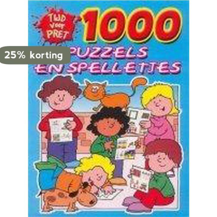 1000 Puzzels En Spelletjes 9789058883087, Boeken, Kinderboeken | Kleuters, Zo goed als nieuw, Verzenden