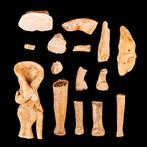 Indus Vallei Terracotta Afbeeldingen Fragmenten (Zonder, Antiek en Kunst