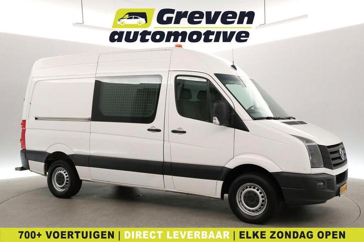 Volkswagen Crafter 35 2.0 TDI L2H2 3500KG Trekgewicht, Auto's, Bestelauto's, Te koop, Handgeschakeld, Diesel, Wit, Volkswagen