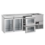 GGM Gastro | Biertoonbank PREMIUM - 2500x700mm - 2 glazen |, Verzenden, Nieuw in verpakking, Hotelinrichting