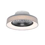 Plafondventilator grijs incl. LED met afstandsbediening -, Nieuw, Overige materialen, Modern