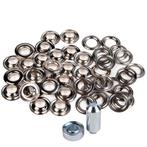 Zeilringen 12mm koper vernikkeld 25 stuks met gereedschap, Ophalen of Verzenden, Nieuw