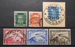 Duitse Rijk 1927/1929 - Duits Reich ZEPPELIN zonder opdruk &, Gestempeld