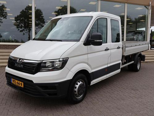 MAN TGE 50 2.0 TDI 177 PK DSG AUT. D.C. DUBBEL LUCHT, Auto's, Bestelauto's, Lease, Automaat, Wit, MAN, Financial lease, Stof, Diesel