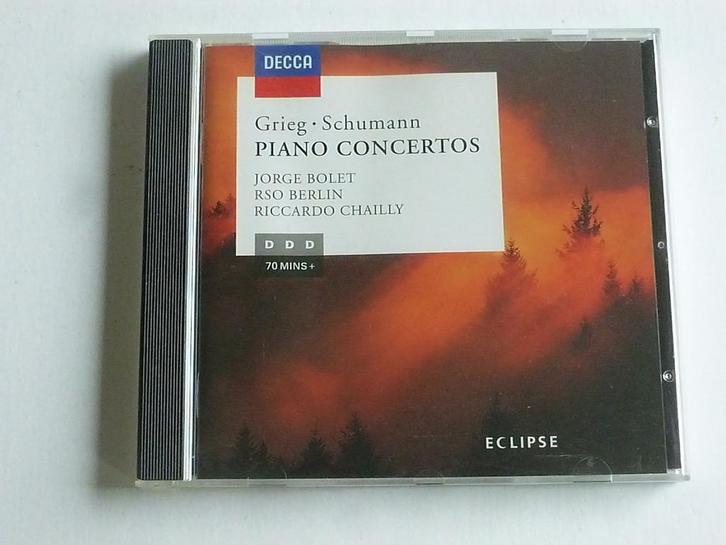 Grieg, Schumann - Piano Concerto / Jorge Bolet, Riccardo Cha, Cd's en Dvd's, Cd's | Klassiek, Zo goed als nieuw, Verzenden