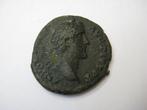 Romeinse Rijk. Antoninus Pius (138-161 n.Chr.). As  (Zonder, Postzegels en Munten, Munten | Europa | Niet-Euromunten