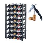 Wijnrek | 32 flessen | 45x20x80cm | Staal | Flessenrek |, Verzenden, Nieuw