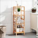 vidaXL Badkamerrek 35,5x35,5x112,5 cm massief walnotenhout, Huis en Inrichting, Minder dan 50 cm, Verzenden, 100 tot 150 cm, Nieuw