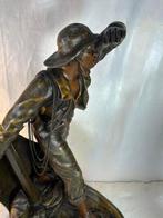 Henri fugeres - Henri fugere - sculptuur, Le marin sur son, Antiek en Kunst