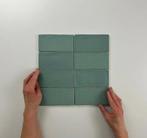 Wandtegel Cifre Cerámica Atlas Jade Groen Mat 7,5x15, Doe-het-zelf en Verbouw, Tegels, Nieuw, Minder dan 20 cm, 10 m² of meer